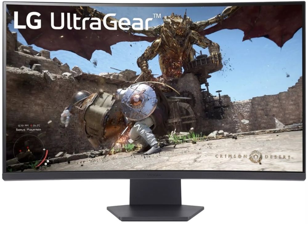 Monitor gaming curbat LG 80 cm nou
