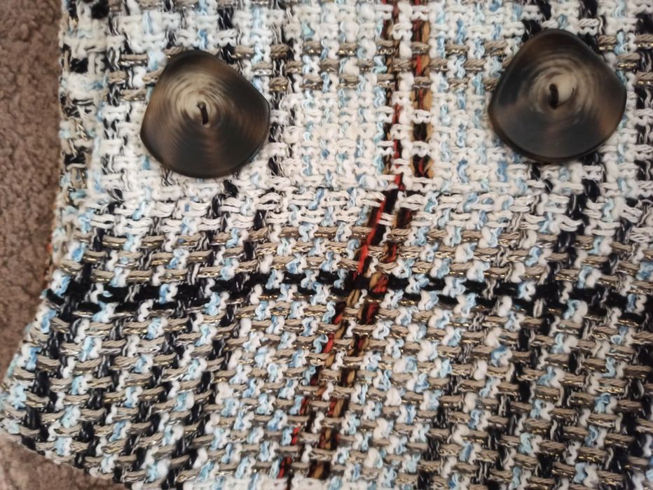 Пола панталон Zara букле, туид