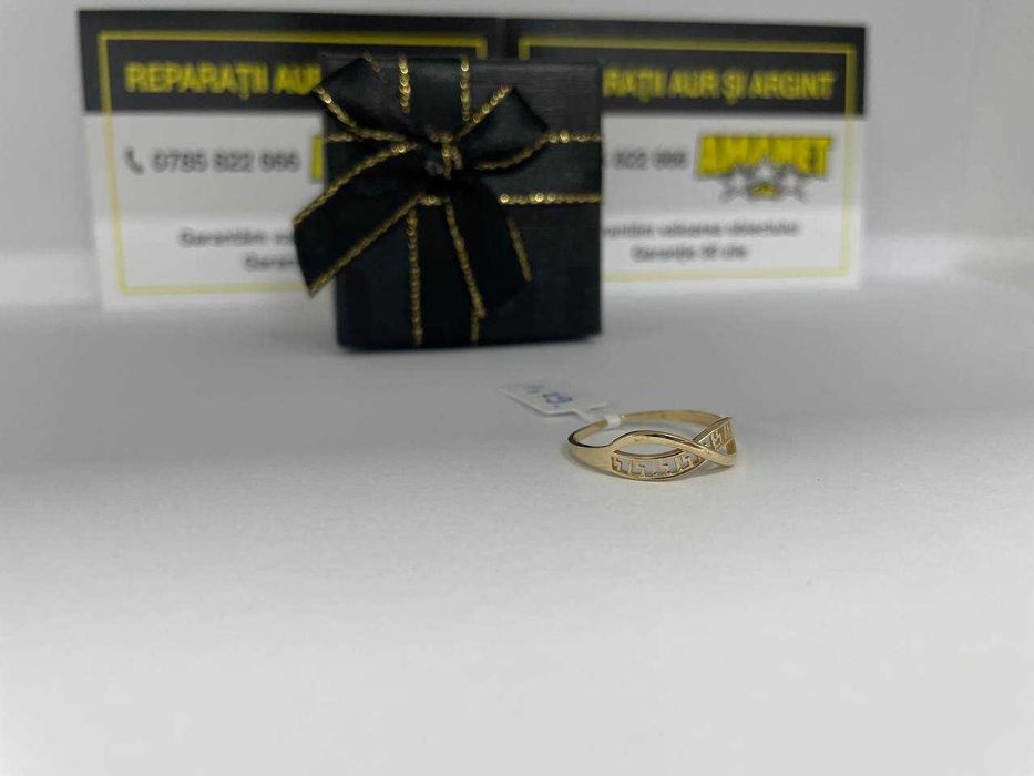 inel aur 14k (m1) stramanet