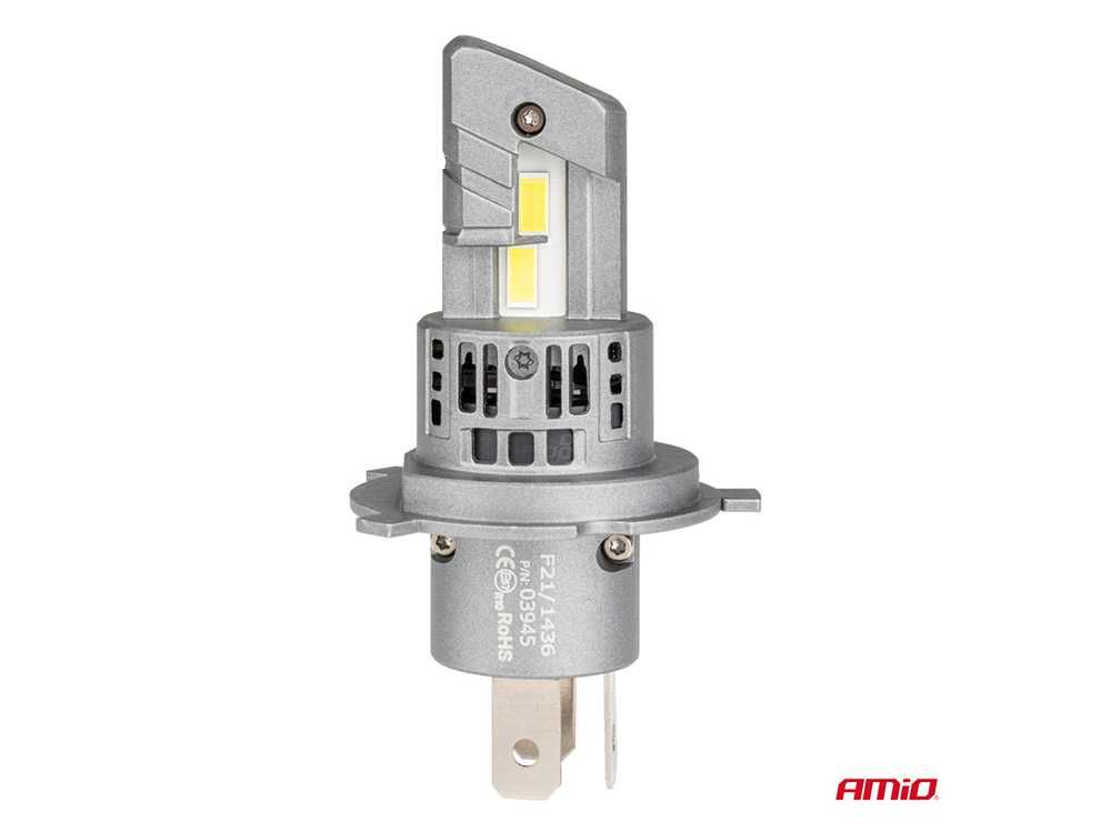 Комплект 2бр. Диодни крушки H4 LED 6000K 44W Canbus