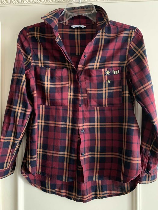 Дънкова риза Guess и Карирана риза Майорал