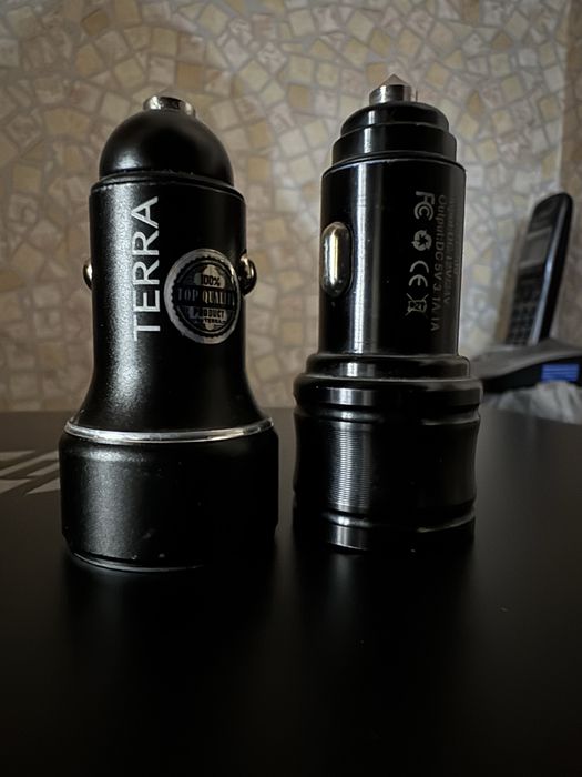 ЦЕНА ЗА ДВЕ! Быстрая зарядка для телефона в прикуриватель автомобиля.