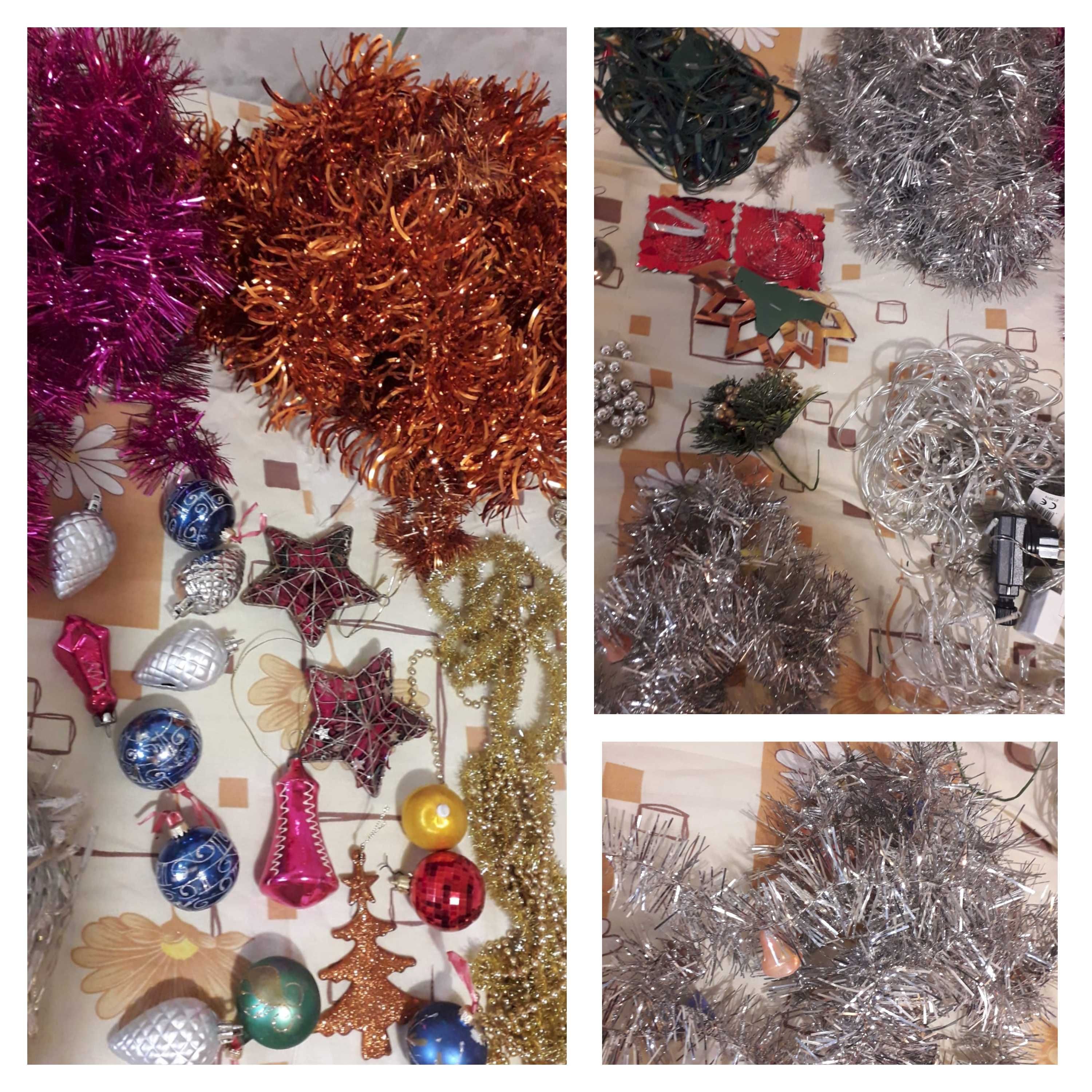 Set Ornamente de Crăciun Vintage + Instalație Retro - Anii '80-'90