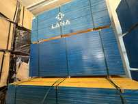 Panouri cofraje tip doka, lana cant albastru, placa galbena