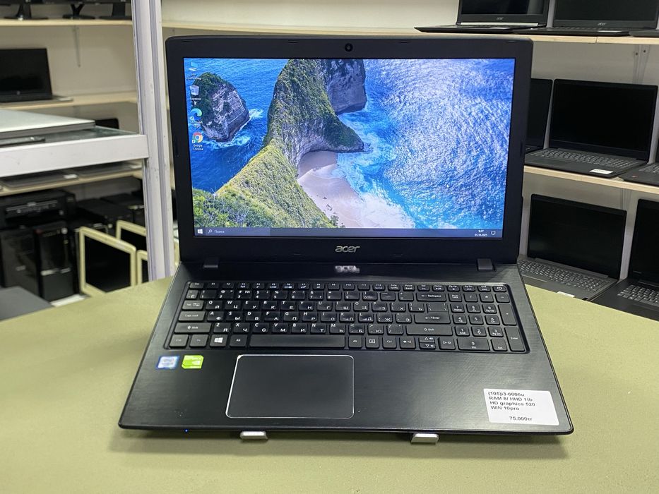 Acer Core i3-6006U / 8GB / 1TB HDD. Ноутбук для офиса и дома.