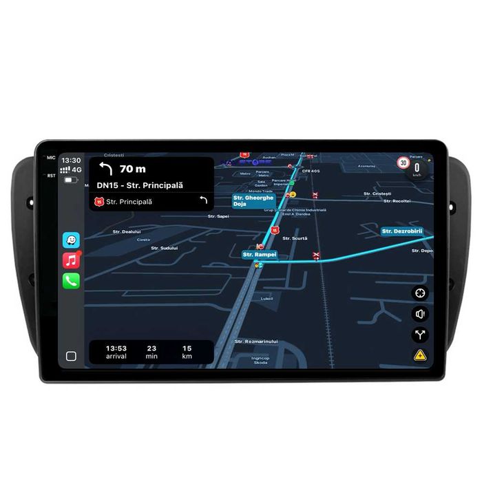 Navigatie Dedicata Seat Ibiza (2008-2016), 9Inch, BT, WiFi, Carplay