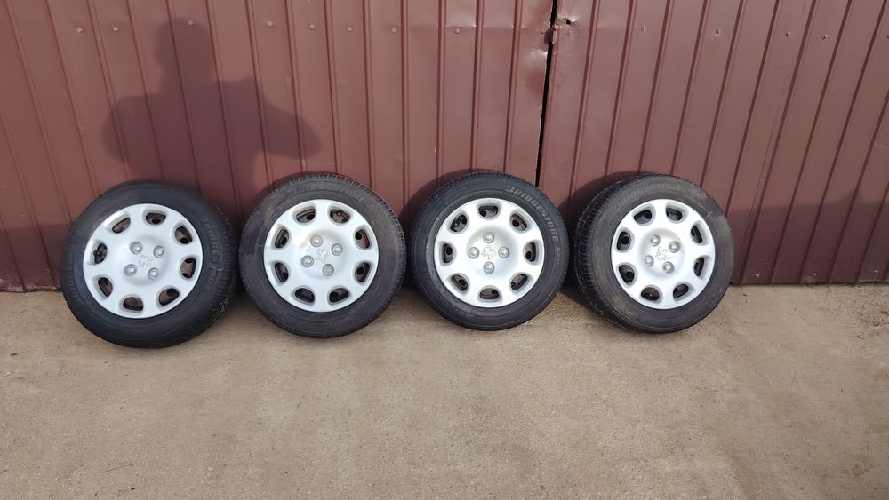 Roti Peugeot 14'', anvelope iarna Bridgestone 175/65R14 82T
