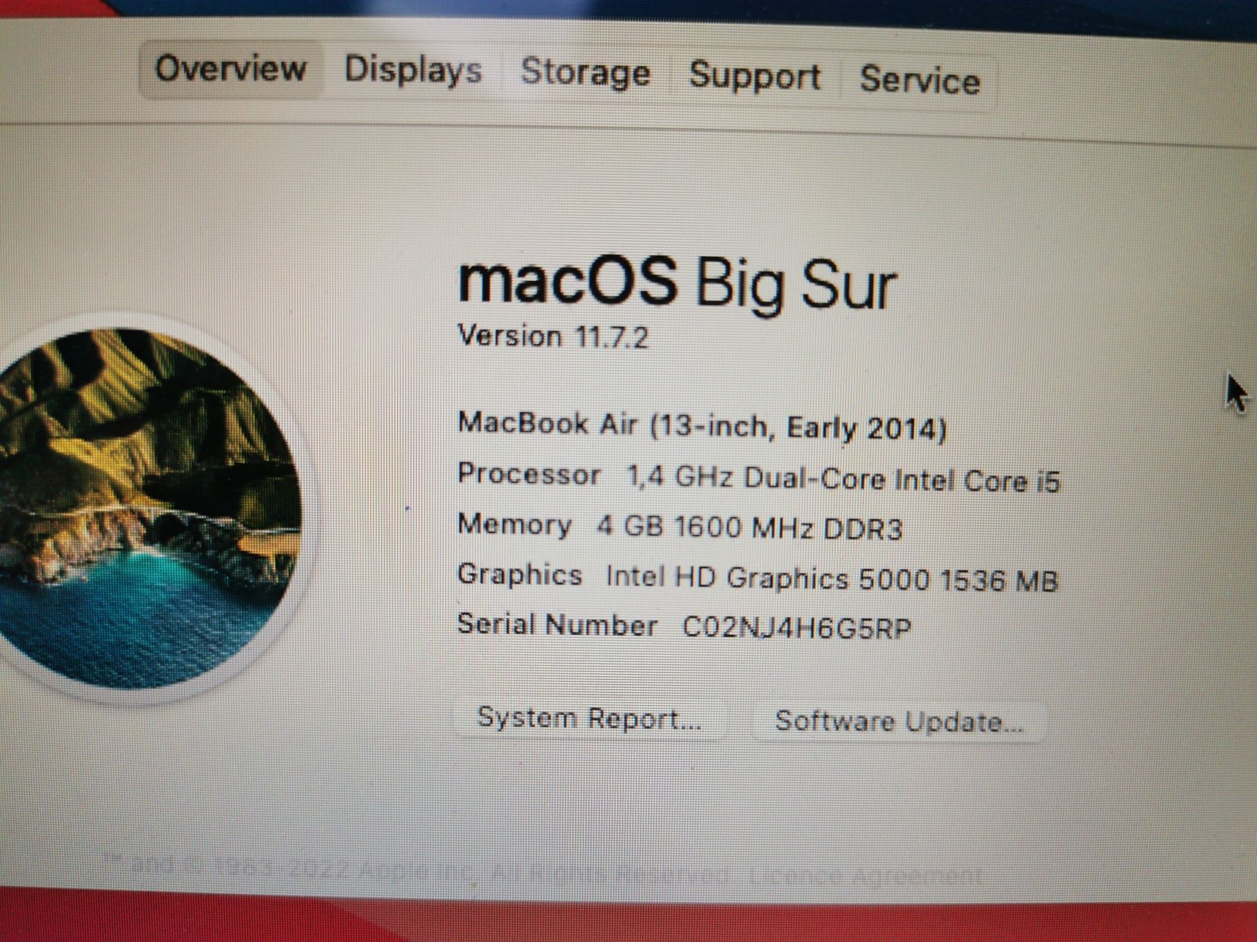Macbook Air 13.3 Early 2014 i5 256SSD като нов