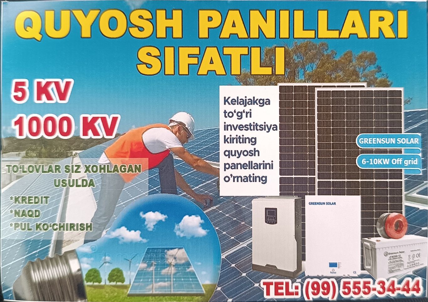 Quyosh panellari quyosh