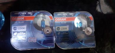 Крушки Osram Cool blue H1 и H7 .