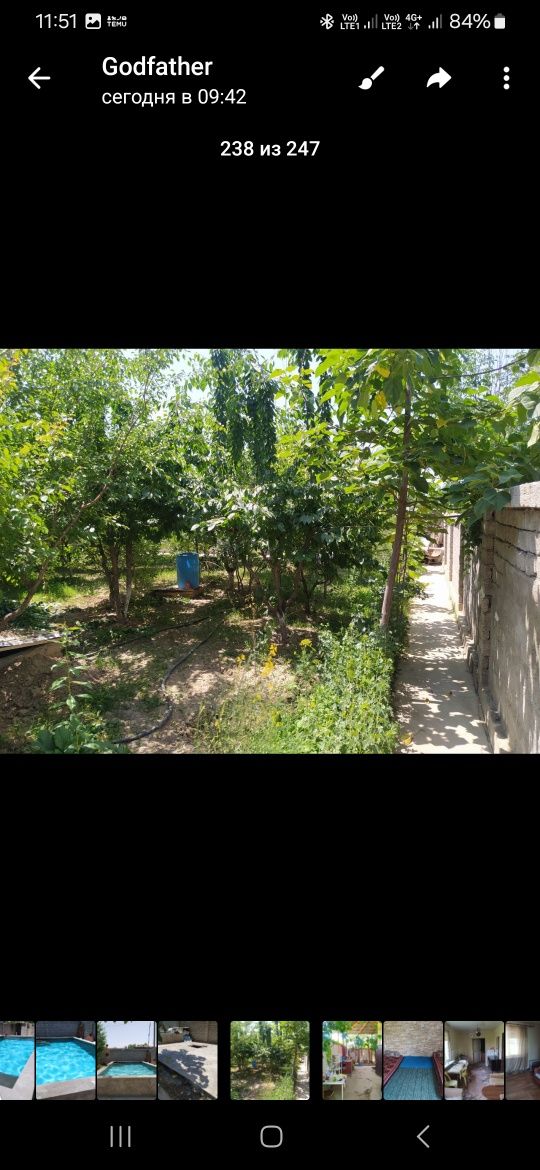 Продаётся дача паркент