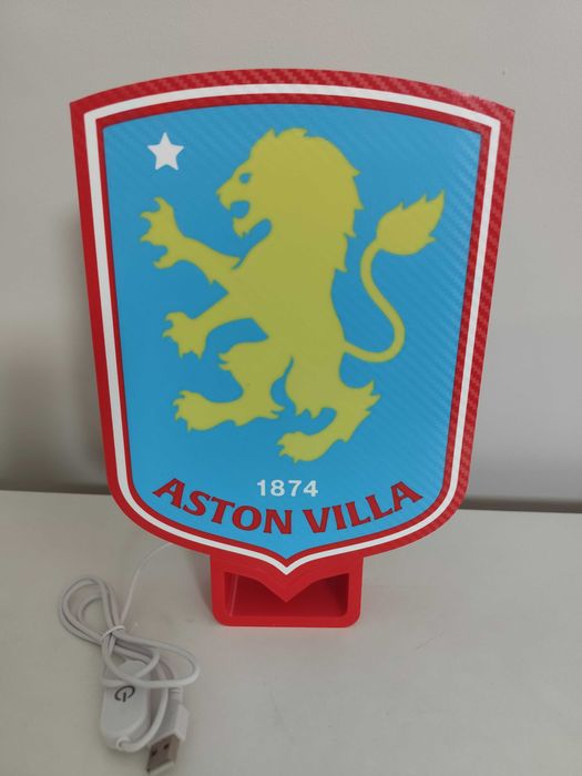 3д лампа Aston Villa F.C