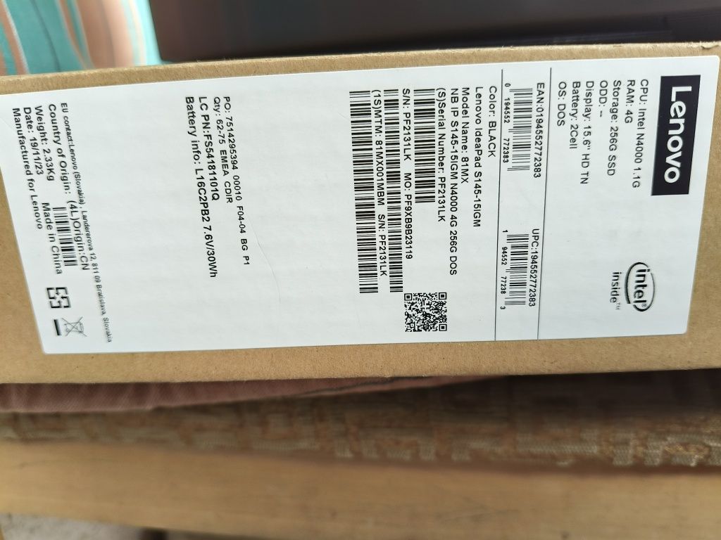 Лаптоп Lenovo 15,6