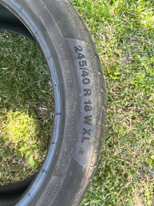 РАЗПРОДАЖБА! Continental Winter Contact - 245/40/R18 - 2 бр зимни гуми