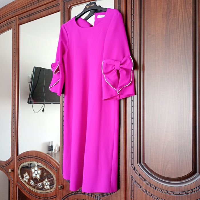 Rochie A line/gravide fucsia nr 36
