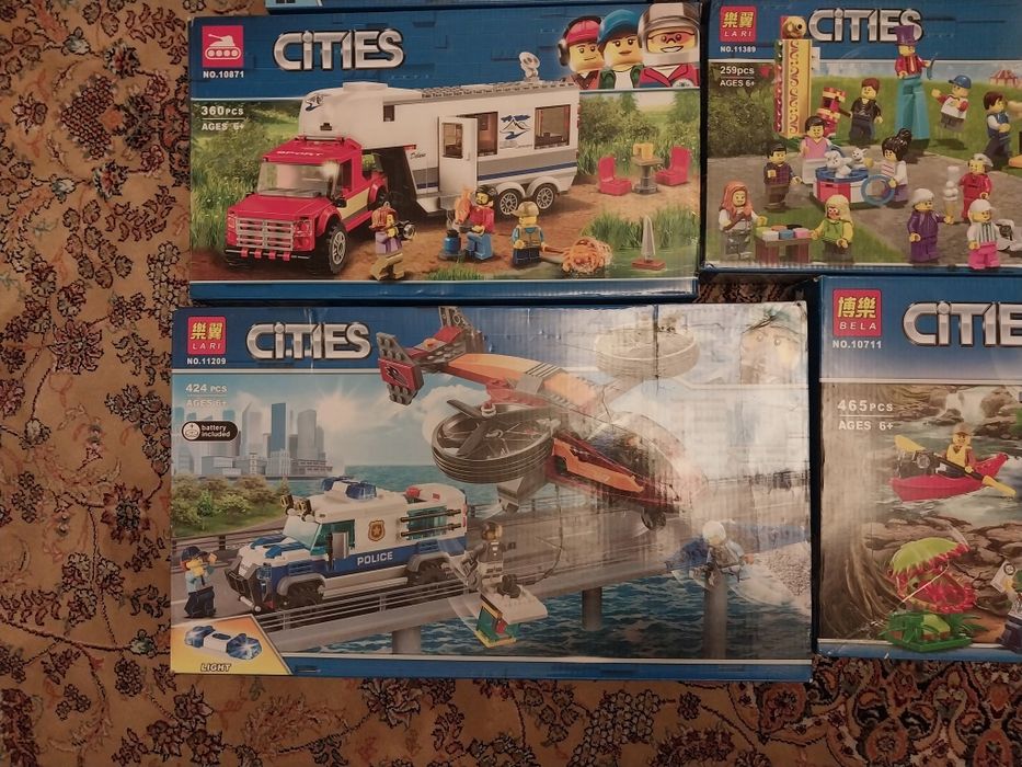 15 наборов лего аналог, цена за всё