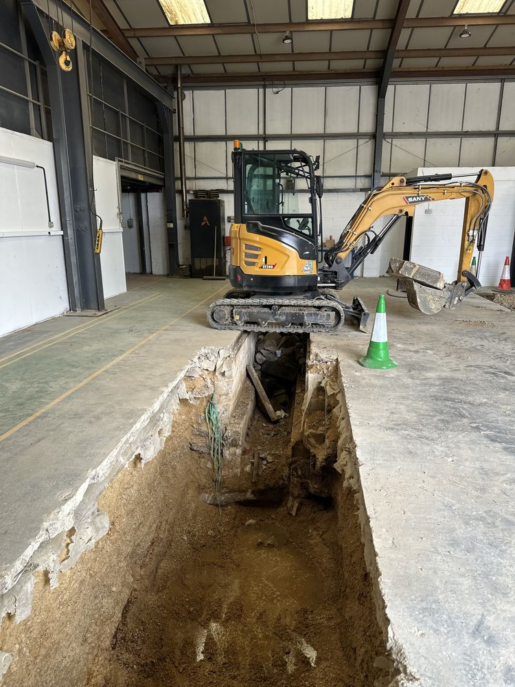 De inchiriat excavator plus basculabilă