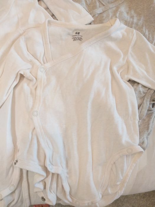 Set 3 bluze (body) cu maneca lunga, marime 74