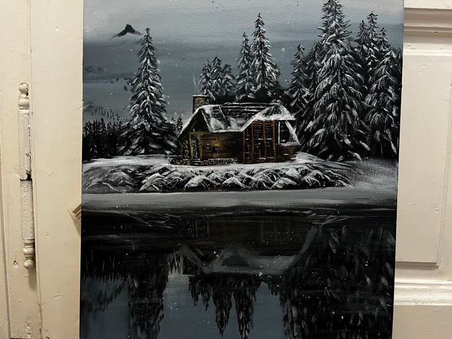 Tablou pictat manual