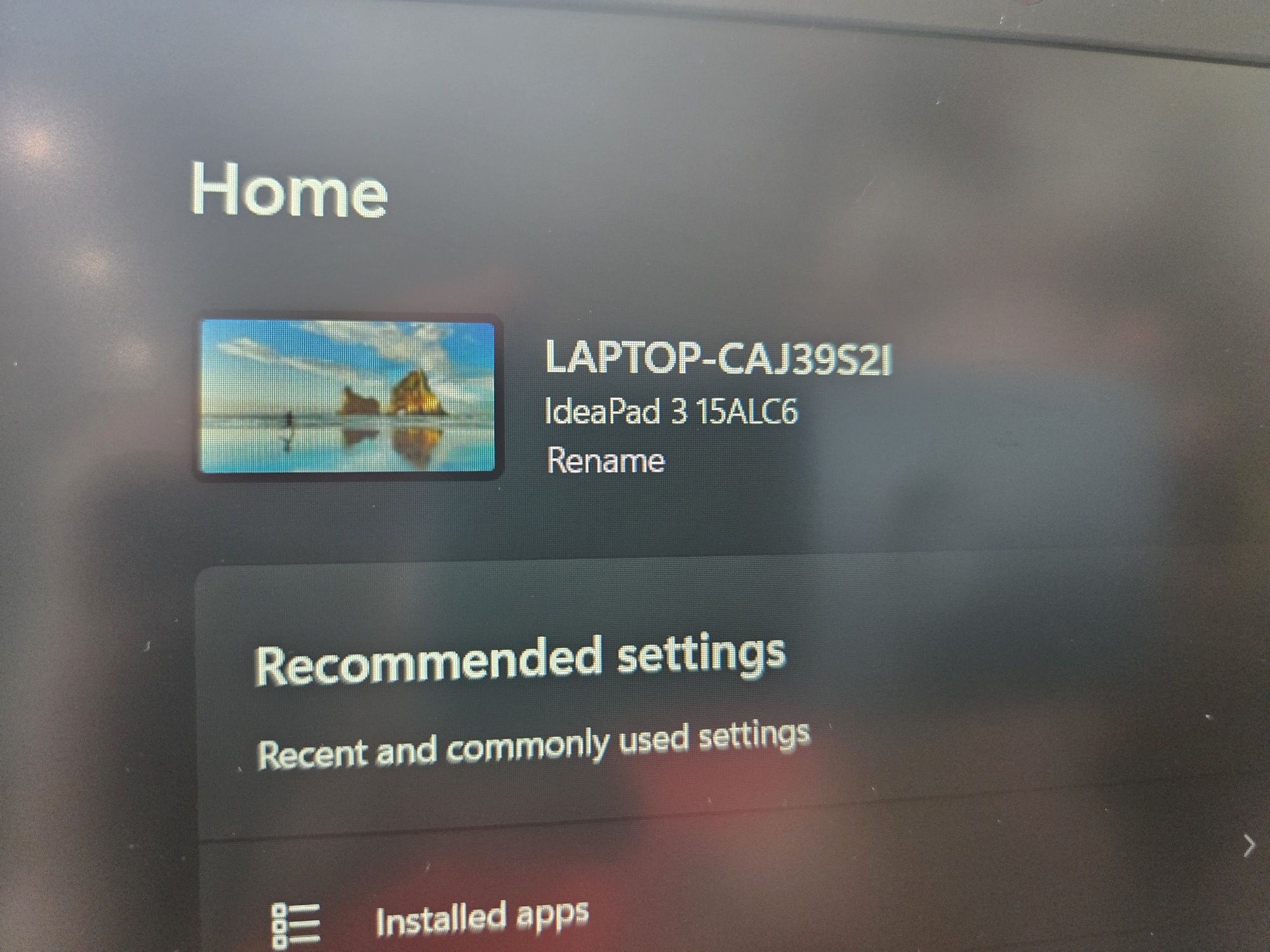 Laptop IdeaPad 3