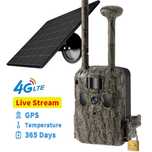 Camera de Vanatoare 4G T6, cu GPS , Panou Solar si Acumulatori Inclusi