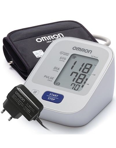 Тонометр Omron M2 Basic с адаптером, манжет 42 см. Японский качество