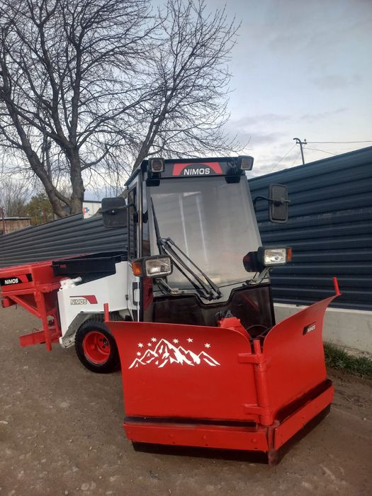 Mașina zapada cu lama zăpadă și sararita Nimos 4x4 unimog