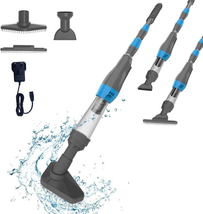 НОВА! Безжична прахосмукачка за басейн 3 в 1, с акумулаторна батерия