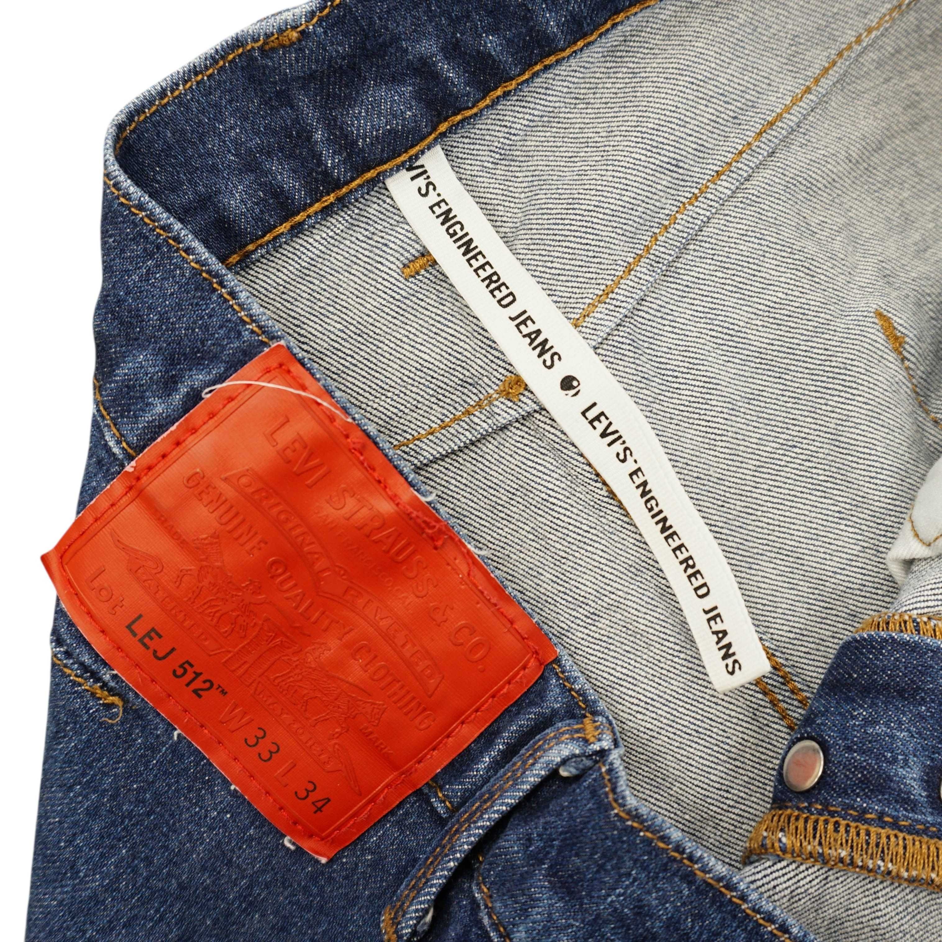 Levi's 512 Engineered оригинални мъжки дънки криваци - 33