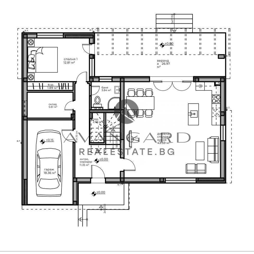 Продава се Къща в с. Марково, Област Пловдив - 260 кв.м за 1520 €/кв.м - Снимка #12