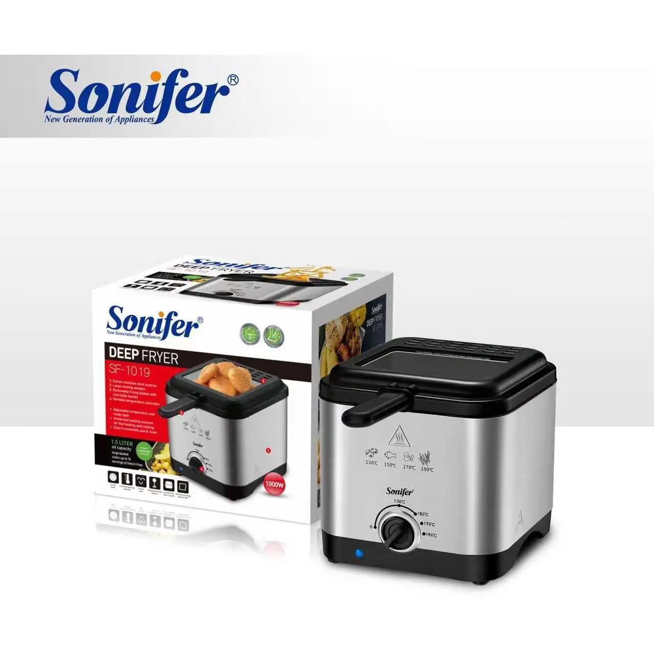 Доставка Sonifer SF-1019 домашняя фритюрница электрическая
