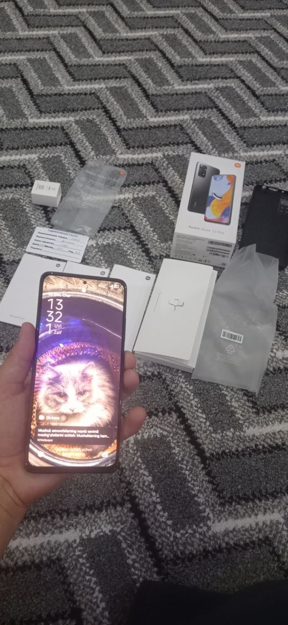 Tezda Redmi note 11 pro 8/128 tali telefon sotiladi katabka dakument