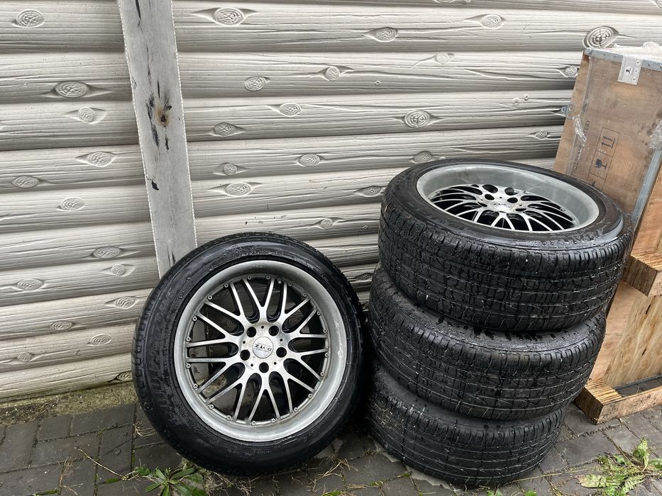 4 Jante aluminiu DOTZ cu anvelope 235/50/R18 vara Brigestone SPAIN