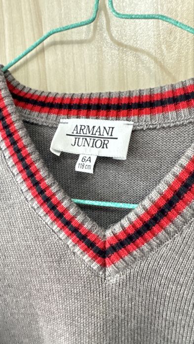 Пуловер без ръкав Armani Junior