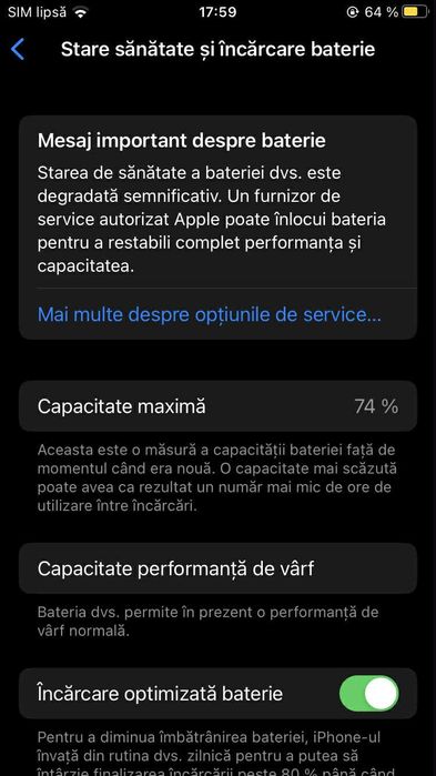 Vand iphone 8 in stare buna