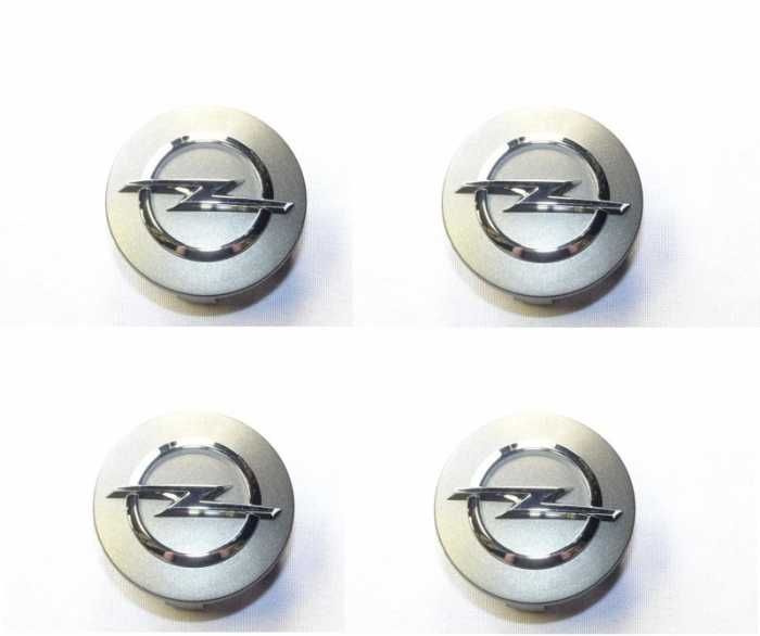Set 4 capace jante aliaj roti Opel 53mm 13276164