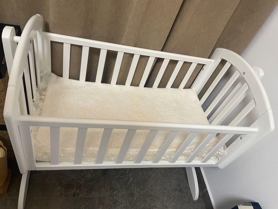 Pătuț bebe 100/50 alb nefolosit