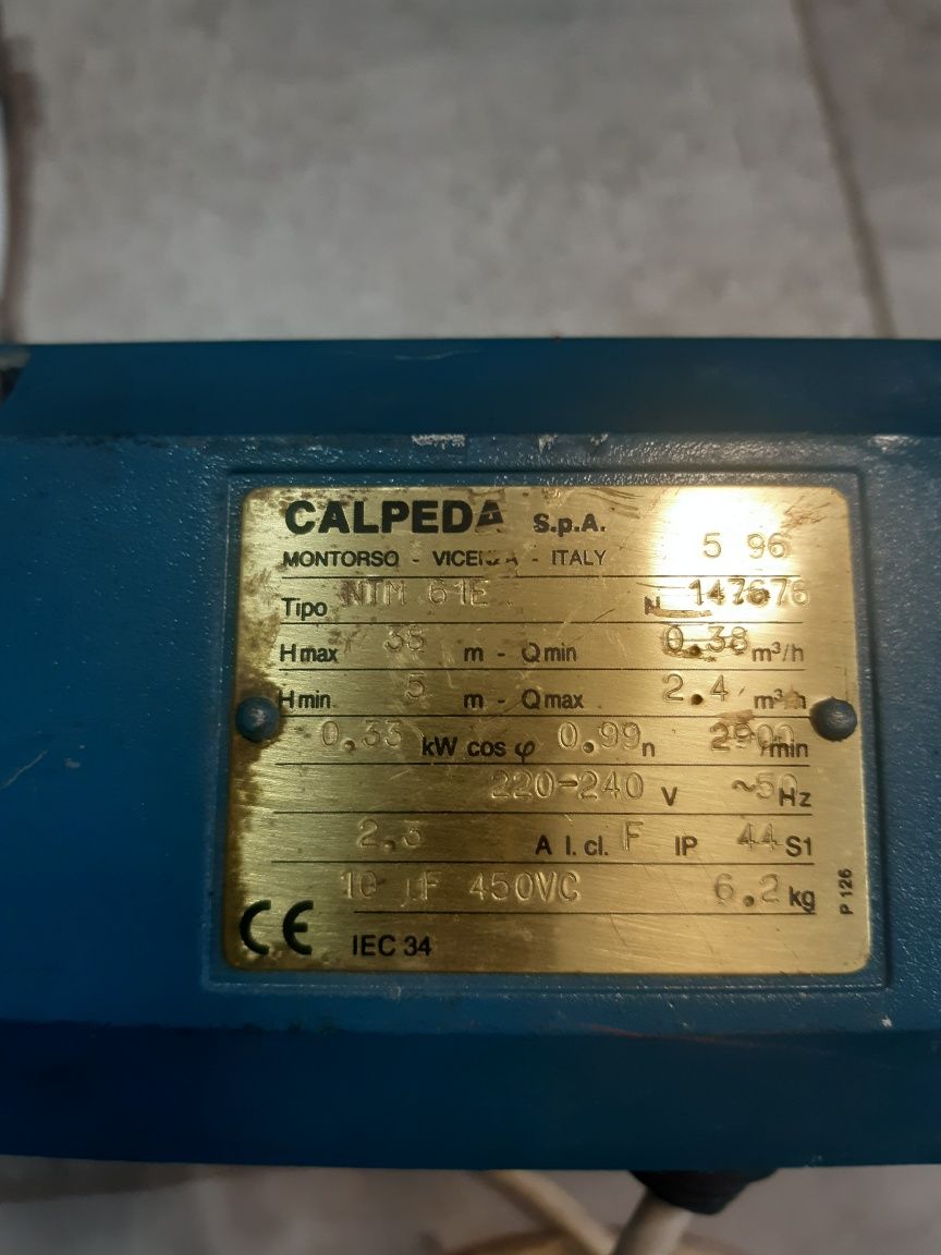 Pompa recirculare lichide CALPEDA ITALIA originală