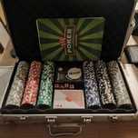 Trusa de poker de 300 si 500 jetoane