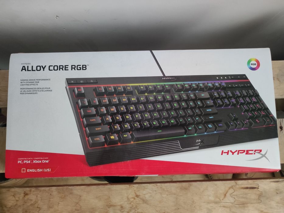 Hyperx Alloy Core RGB, Logitech G102, Blody J95