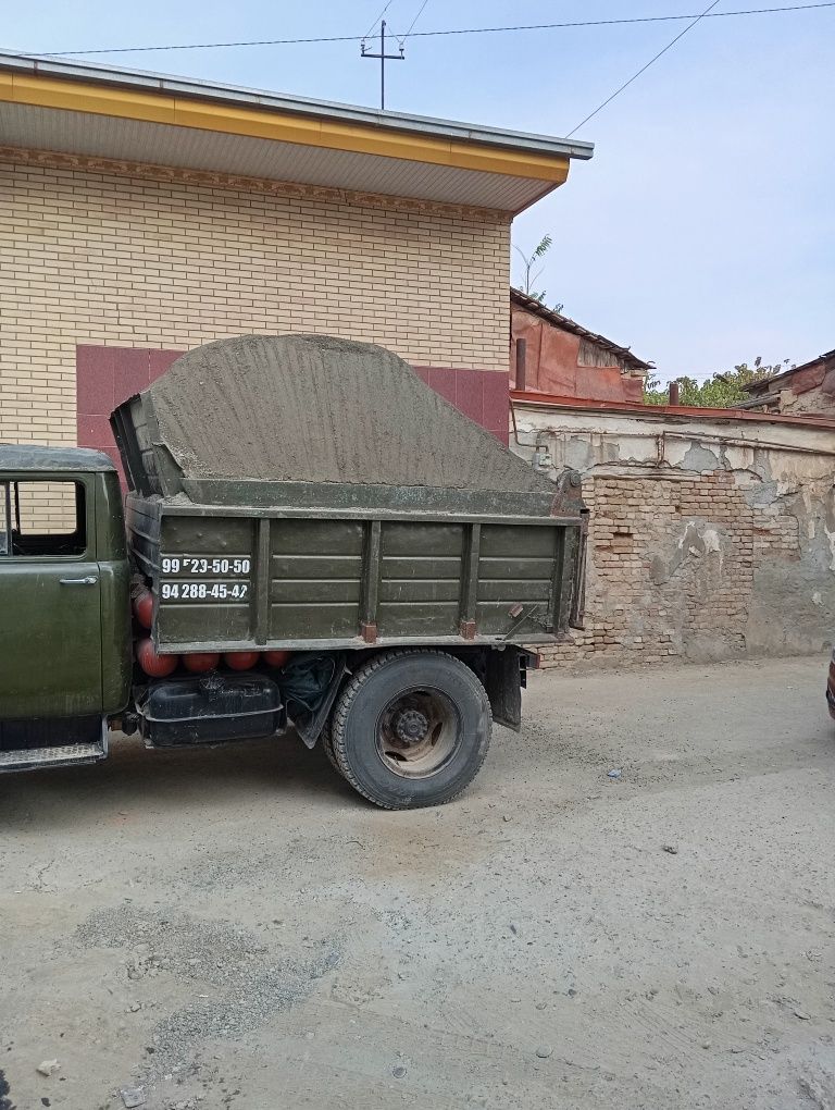 Zil samasval xizmati stroy materialar yetkazib beramiz str musur olami