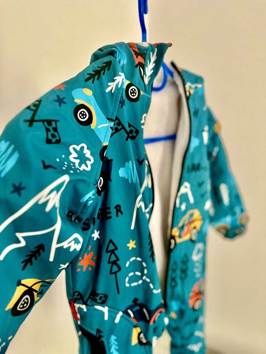 Costum Softshell Schi/ Sanie Mașini Copii. KIPPIO. (92 cm)