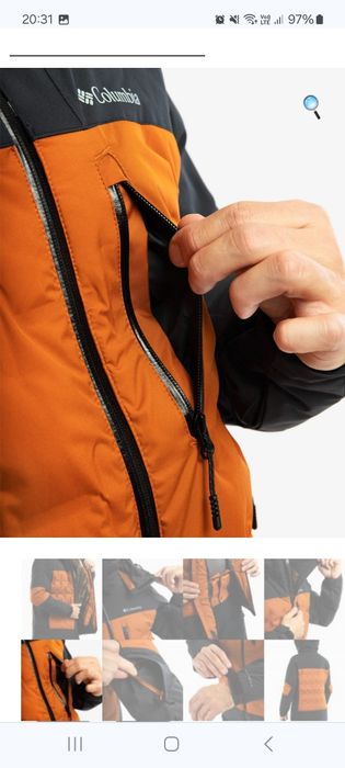 Geaca ski columbia impermeabilă barbati marimea L