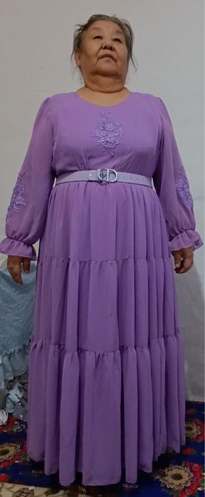 Платье нарядное фиолетовое