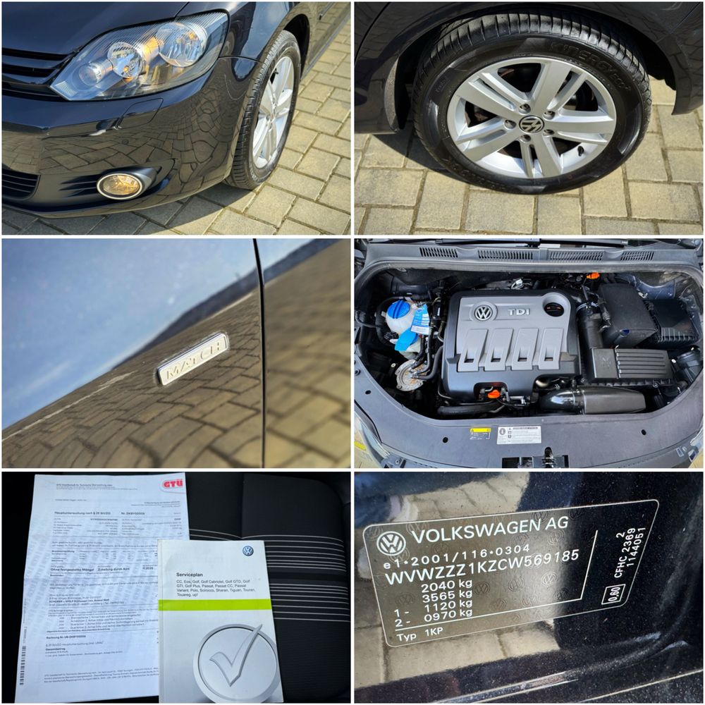 VW GOLF 6 PLUS 2013 MATCH Tzoll‼️2.0 TDI 140 CP Piele Comenzi volan ‼️