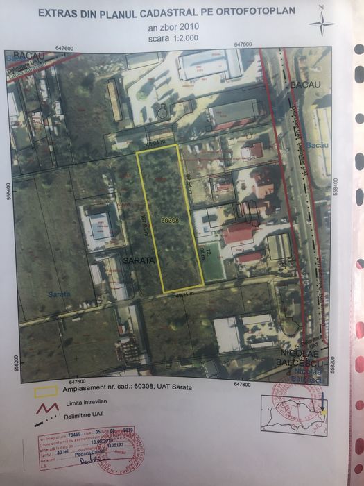 Proprietar, 2 loturi teren , 8000+2000 mp curti -constructii