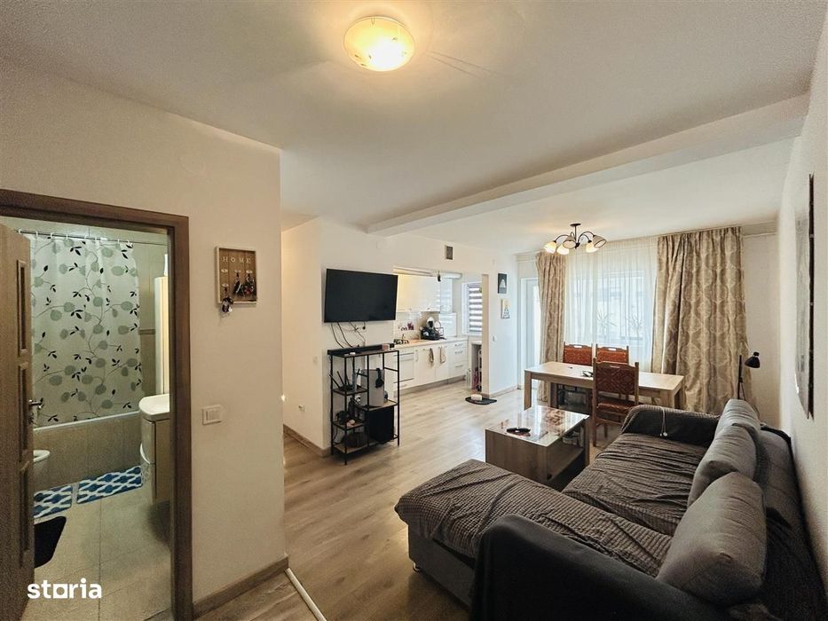 Ap 3 camere, balcon - mobilat si utilat - 60 mp utili - zona linistita