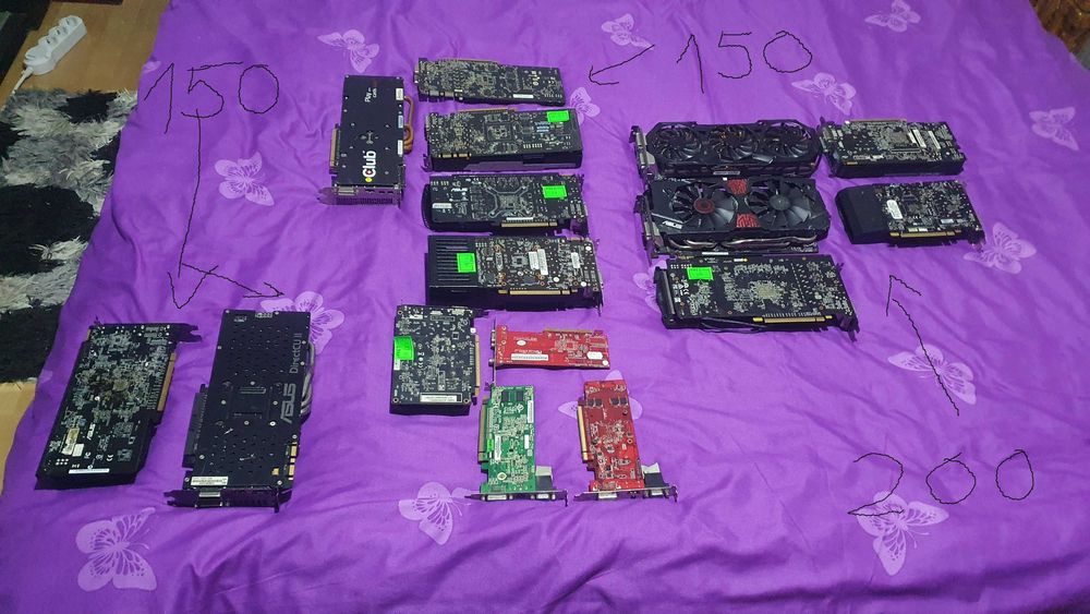 Lot Placi Video GTX 1050TI, 980 si altele