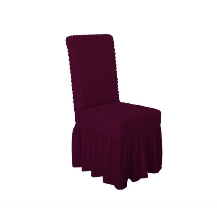 Чехлы на стулья бордового цвета