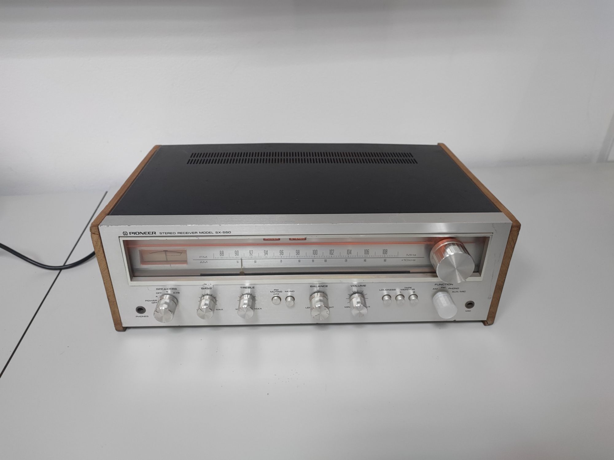 Amplituner Pioneer SX 550 stereo vintage de colectie